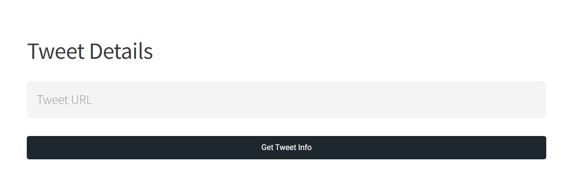 Tweet Details