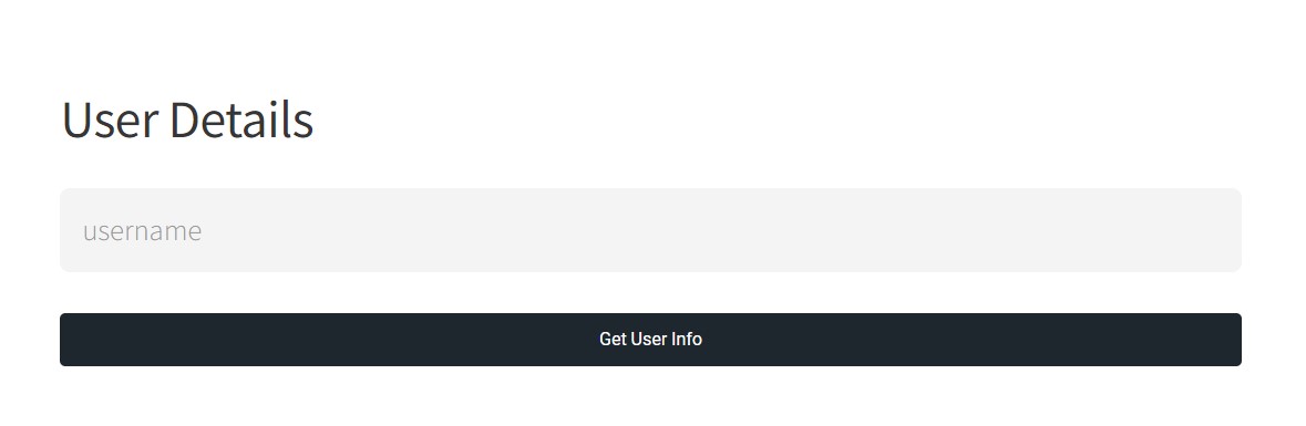 User Details